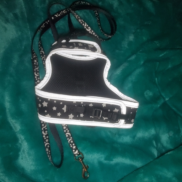 REFLECTIVE Stars Matching Pet Harness & Leash Duo Set (NWOT) - Picture 3 of 6